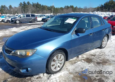2008 Subaru Impreza 2.5I from USA, damaged, VIN JF1GE61628H519432